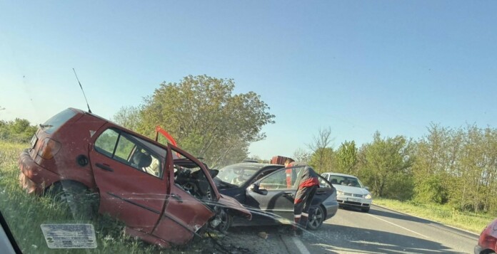 Катастрофа край Стара Загора. Снимка: Искра.бг