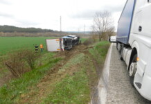 Първи кадри от тежката катастрофа на Е-70 в Разградско Катастрофа.