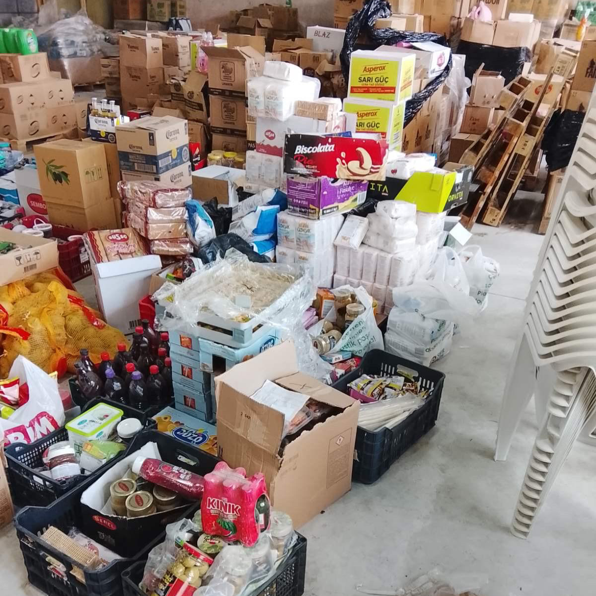 Голямо количество хранителни продукти от неживотински произход част от които