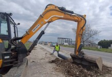 Ремонтът на пътя