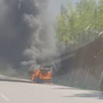 Горящ автомобил