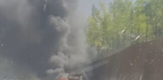 Горящ автомобил