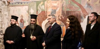 Иван Христанов посети Елешнишкия манастир