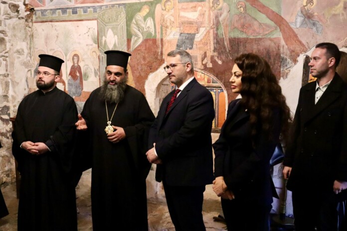 Иван Христанов посети Елешнишкия манастир