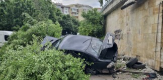 Катастрофа. Снимка: ОДМВР-Бургас