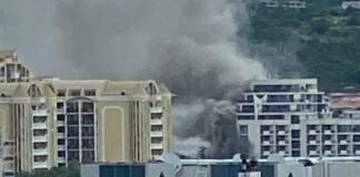 Пожар в Слънчев бряг