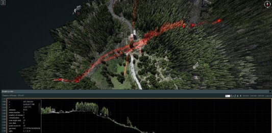 LiDAR сканиране разкри мащаба на свлачището край Смолян и Пампорово