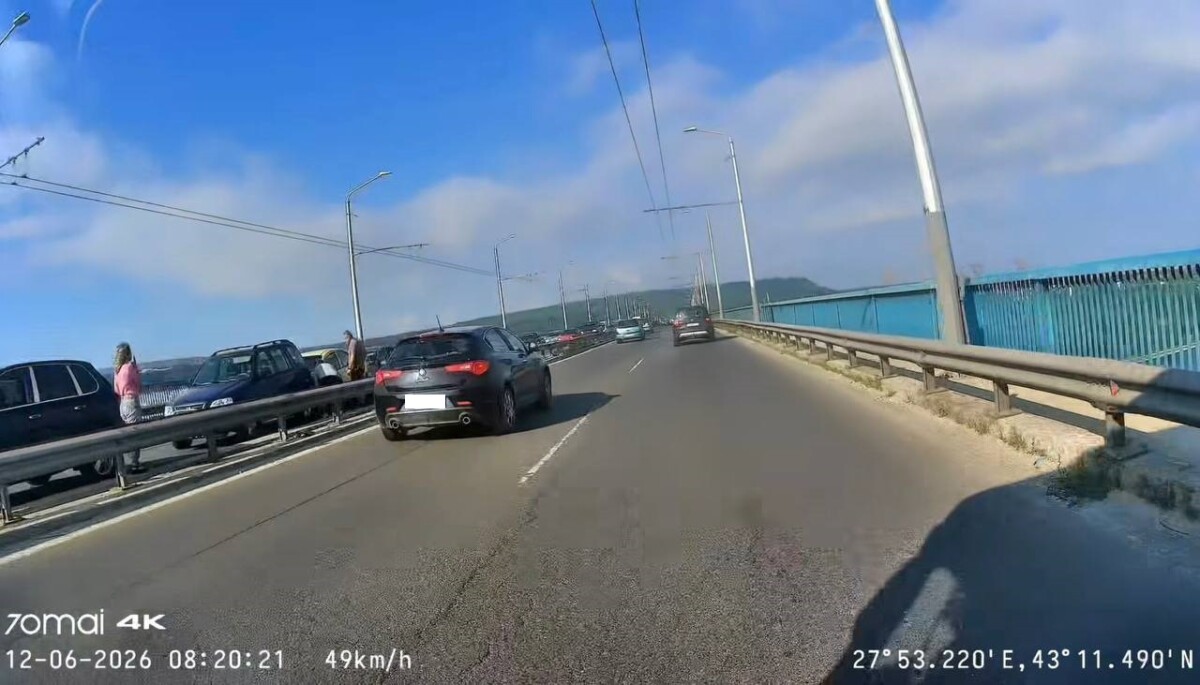 Днес са настъпили три пътнотранспортни произшествия на Аспаруховия мост в