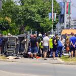 Жена пострада при катастрофа на бул. „България“ в София Катастрофа в София