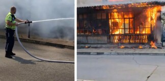 Пожар в Слънчев бряг