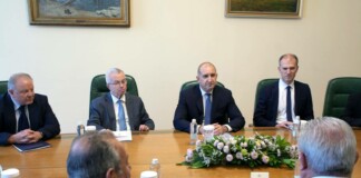 Работна среща на Румен Радев