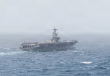 САЩ нанесоха нови въздушни удари по Иран Американски военен кораб, САЩ