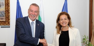 Катерина Граматикова-Иванова и посланика на Чешката република