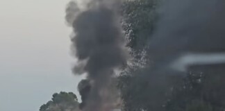 Горящата цистерна