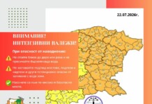 Внимание жители и гости на Област Бургас! Очакват се интензивни валежи до часове! Интензивни валежи в Бургаско