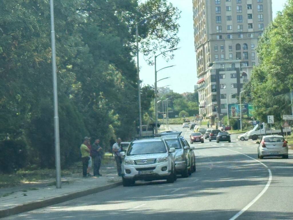 Полицейската проверка в Бургас