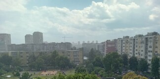 Дъждът в Бургас