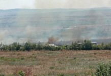 Пожар обхвана около 100 декара край Слънчев бряг Пожар обхвана около 100 декара край Слънчев бряг
