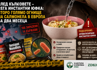 Салмонела в юфка