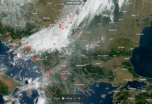 Димът от пожарите на Балканите
