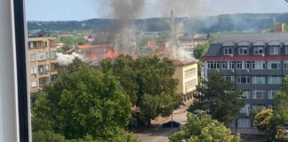 Пожар в Монтана