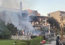 ОДМВР-Бургас с подробности за пожара, изпепелил ресторант в Созопол Пожар в Созопол