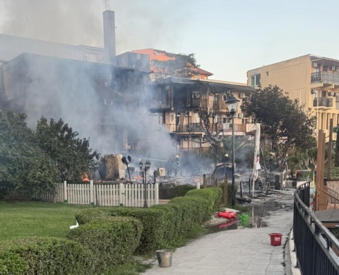 Пожар в Созопол Пожар в Созопол