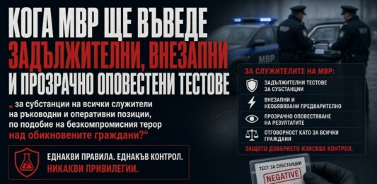 "Обединен Граждански Щит – ОКО" настоява за по-строг контрол върху служителите на МВР и предлага 5 мерки