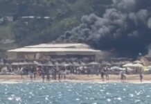 От последния час! Пожар обхвана ресторант на плаж „Каваци“ От последния час! Пожар обхвана ресторант на плаж "Каваци"