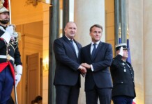Румен Радев и Еманюел Макрон