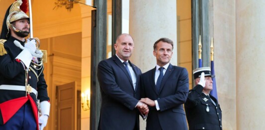 Румен Радев и Еманюел Макрон