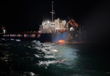 Първи кадри от спасителните операции в Черно море (ВИДЕО) Кораб "Челси-3"